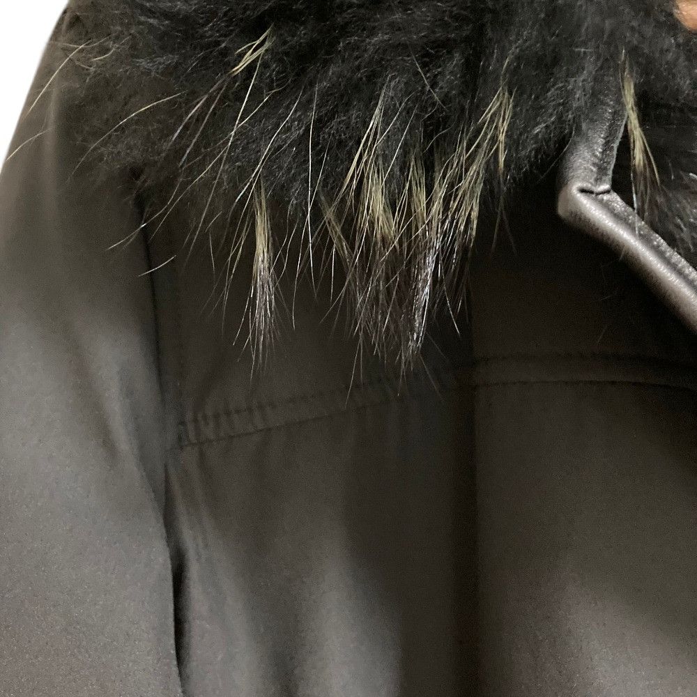 Theory Theory Theory Rabbit Fur Raccoon Fur Reversible Coat Fur Outerwear DUTY FREE for USA Size ONE SIZE - 2 Thumbnail