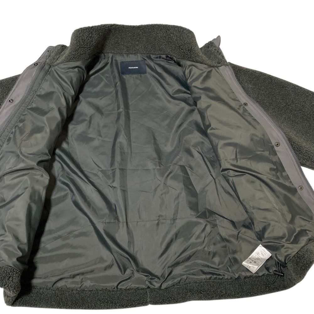 Other Other FRAMeWORK Wool Boa Stand Jacket Textile Outerwear DUTY FREE for USA Size ONE SIZE - 4 Thumbnail
