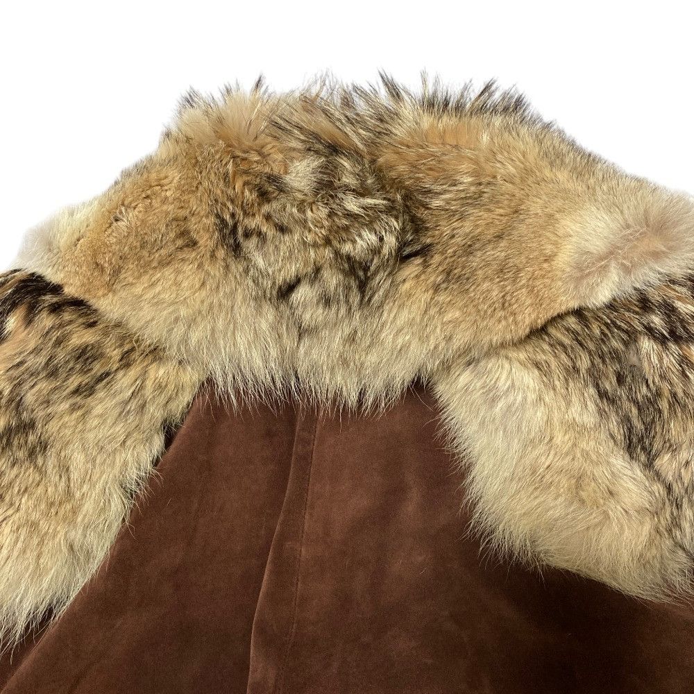 Loewe Loewe Loewe Suede Fur Long Coat Leather Outerwear DUTY FREE for USA Size ONE SIZE - 10 Thumbnail