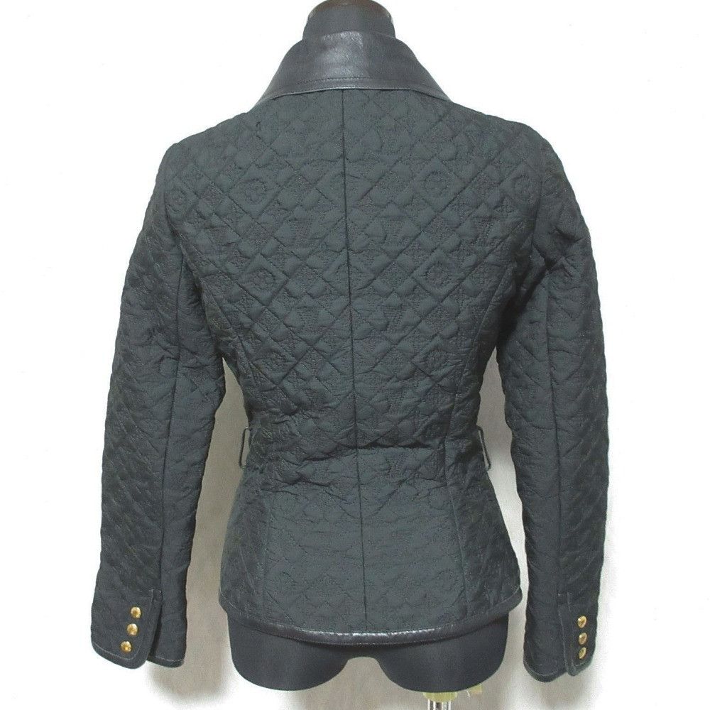 Louis Vuitton Louis Vuitton Louis Vuitton Monogram Leather Jacket Textile Outerwear RW062W DUTY FREE for USA Size ONE SIZE - 2 Thumbnail