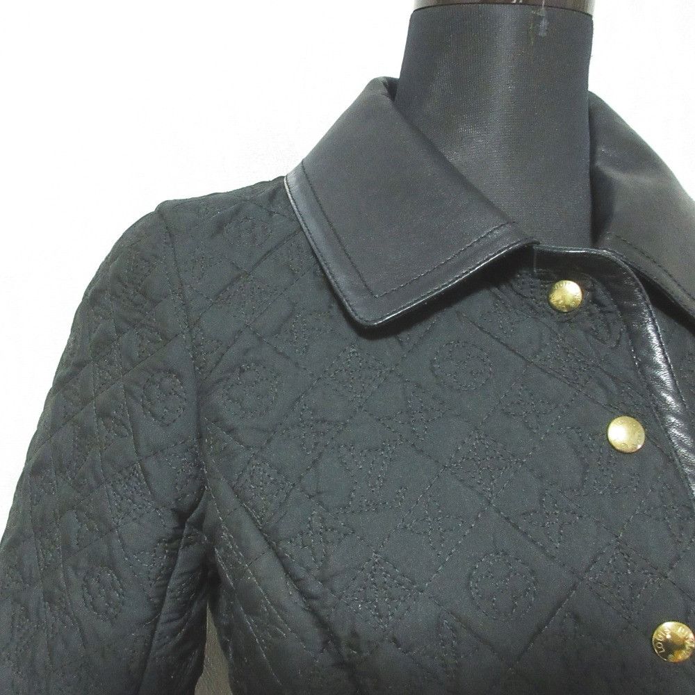 Louis Vuitton Louis Vuitton Louis Vuitton Monogram Leather Jacket Textile Outerwear RW062W DUTY FREE for USA Size ONE SIZE - 4 Thumbnail