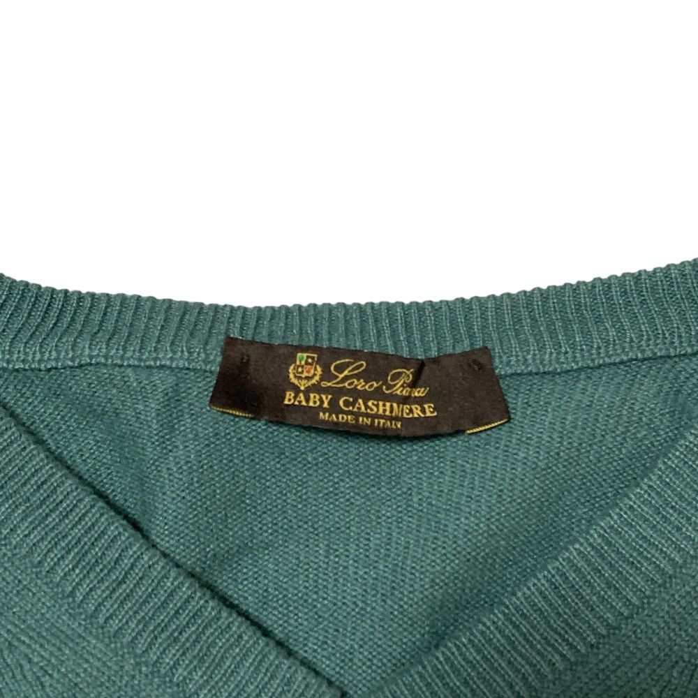 Loro Piana Loro Piana Loro Piana Baby Cashmere V Neck Knit Top Textile Tops DUTY FREE for USA Size ONE SIZE - 3 Thumbnail
