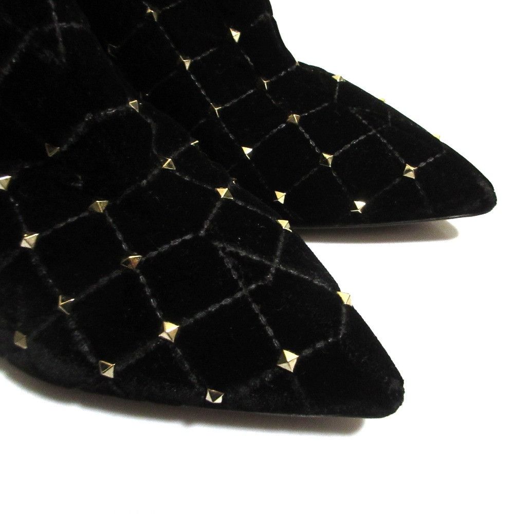 Valentino Valentino Valentino Garavani Velour Short Boots Textile Shoes DUTY FREE for USA Size ONE SIZE - 7 Thumbnail