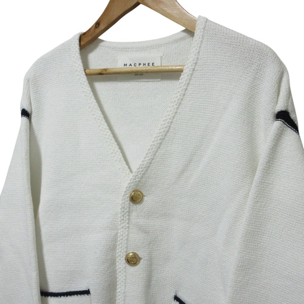 Other Other MACPHEE V Neck Cardigan Textile Tops 12-02-42-02205 DUTY FREE for USA Size ONE SIZE - 4 Thumbnail