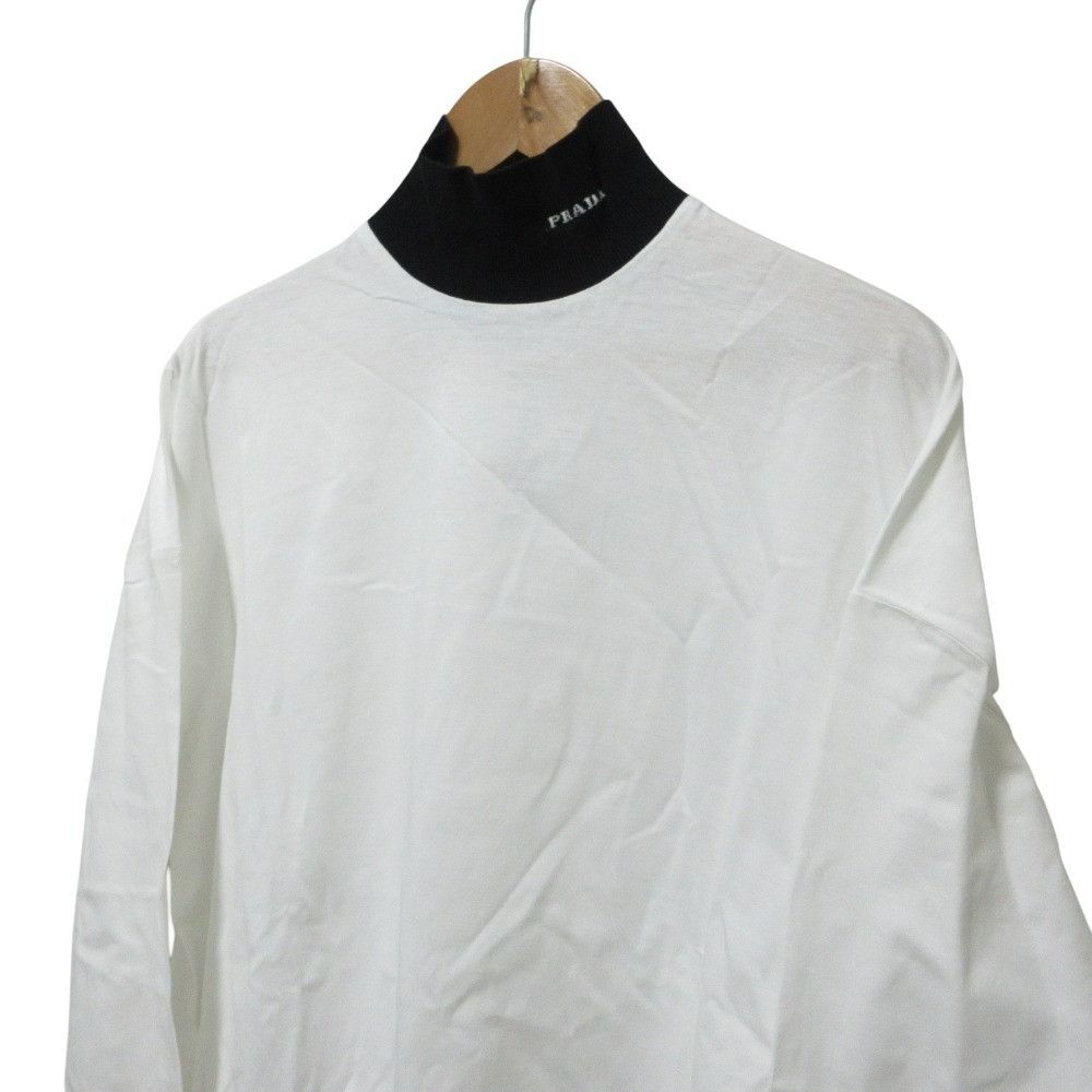 Prada Prada Prada High Neck Long Sleeve T Shirt Textile T-Shirts DUTY FREE for USA Size ONE SIZE - 4 Thumbnail