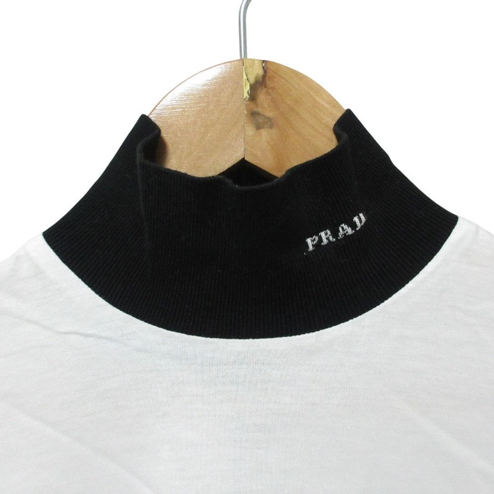 Prada Prada Prada High Neck Long Sleeve T Shirt Textile T-Shirts DUTY FREE for USA Size ONE SIZE - 5 Thumbnail