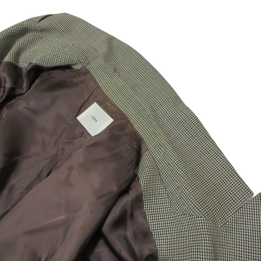 Other Other IENA Houndstooth Wool Tailored Jacket Textile Outerwear DUTY FREE for USA Size ONE SIZE - 10 Thumbnail