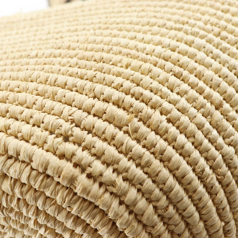 Other Other Jiyuku MAISON N.H PARIS Raffia Cotton Handbag Plant-based Handbag DUTY FREE for USA Size ONE SIZE - 12 Thumbnail