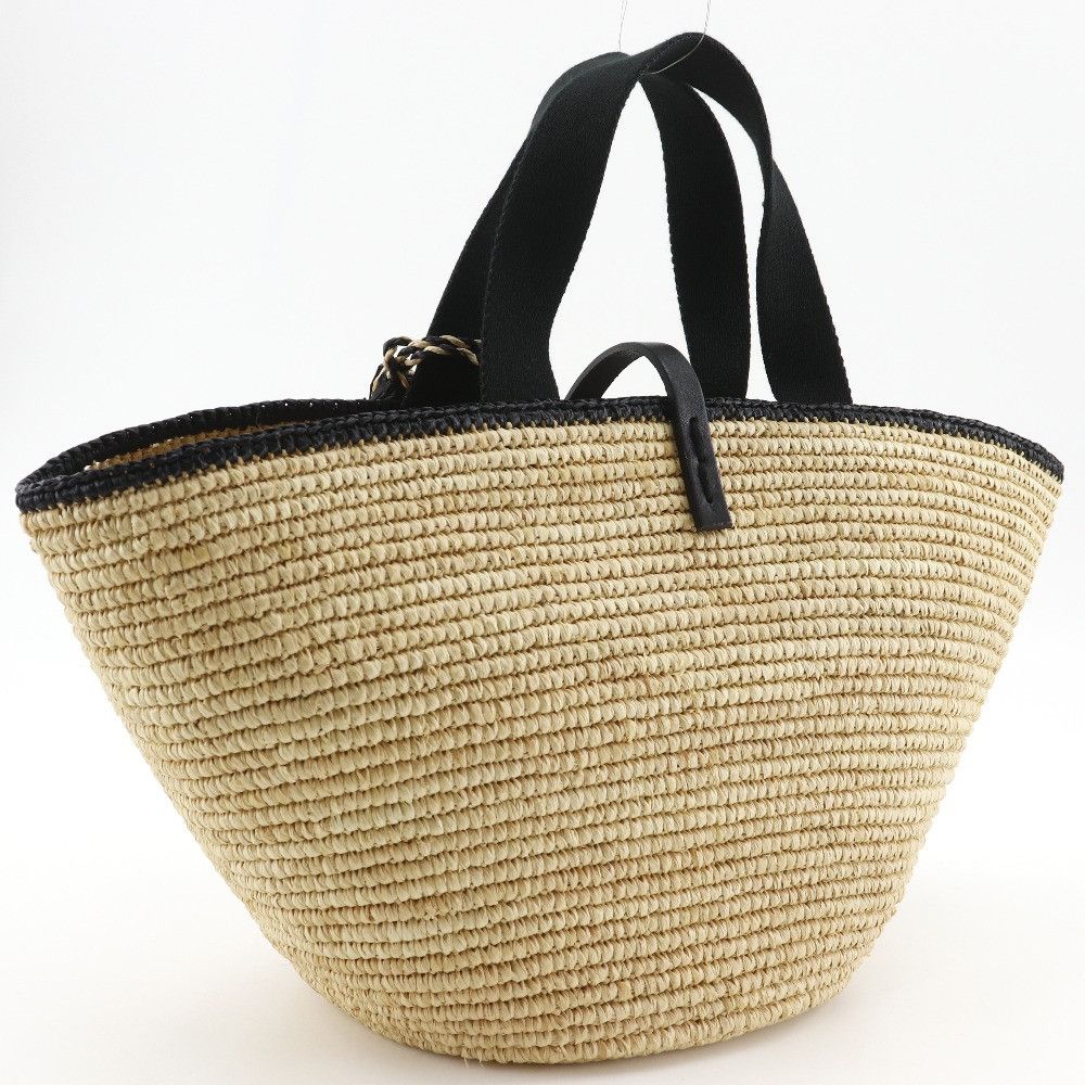 Other Other Jiyuku MAISON N.H PARIS Raffia Cotton Handbag Plant-based Handbag DUTY FREE for USA Size ONE SIZE - 3 Thumbnail