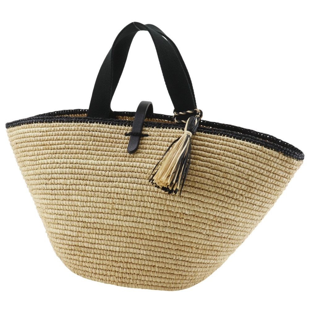 Other Other Jiyuku MAISON N.H PARIS Raffia Cotton Handbag Plant-based Handbag DUTY FREE for USA Size ONE SIZE - 2 Thumbnail