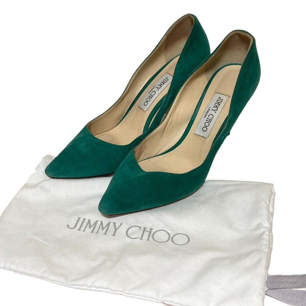 Jimmy Choo Jimmy Choo Jimmy Choo Suede Pumps Leather Shoes DUTY FREE for USA Size ONE SIZE - 8 Thumbnail