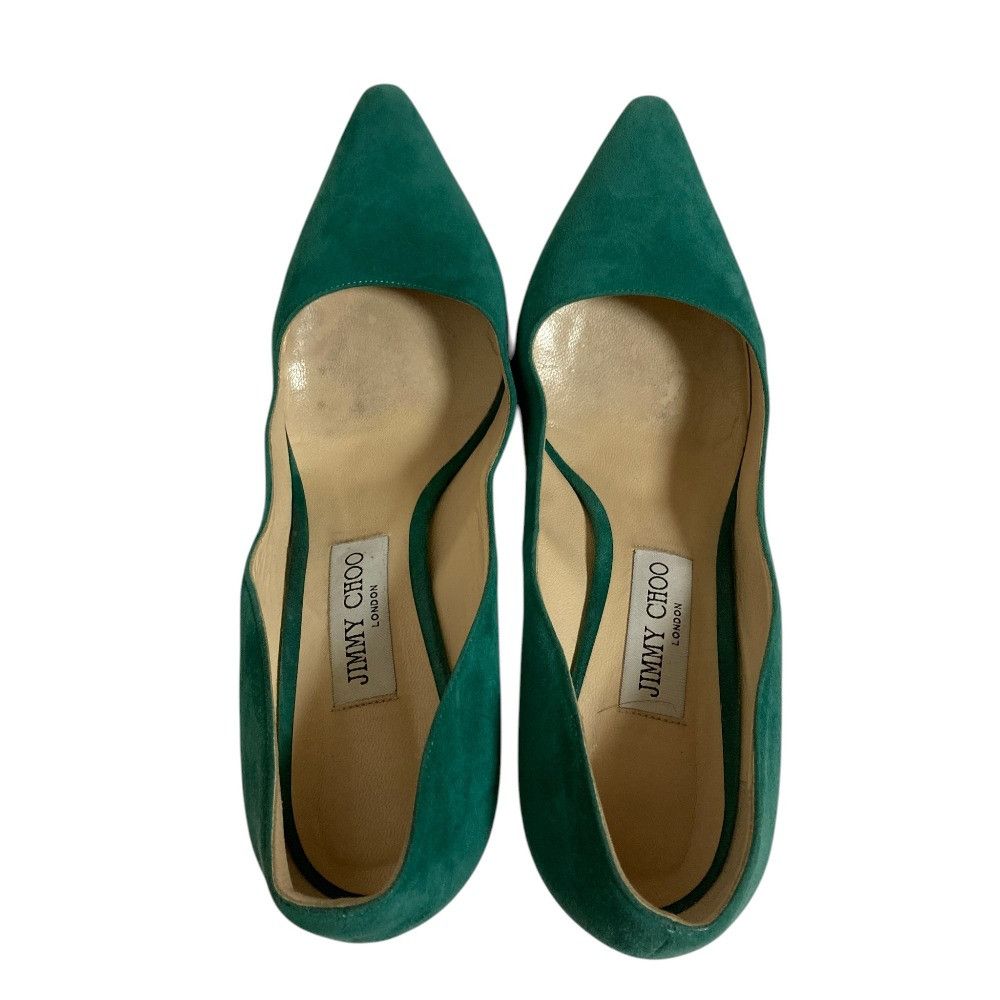 Jimmy Choo Jimmy Choo Jimmy Choo Suede Pumps Leather Shoes DUTY FREE for USA Size ONE SIZE - 4 Thumbnail