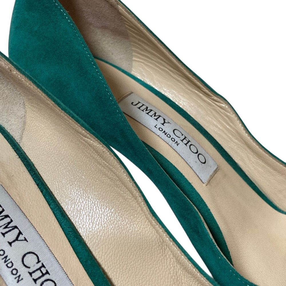 Jimmy Choo Jimmy Choo Jimmy Choo Suede Pumps Leather Shoes DUTY FREE for USA Size ONE SIZE - 10 Thumbnail