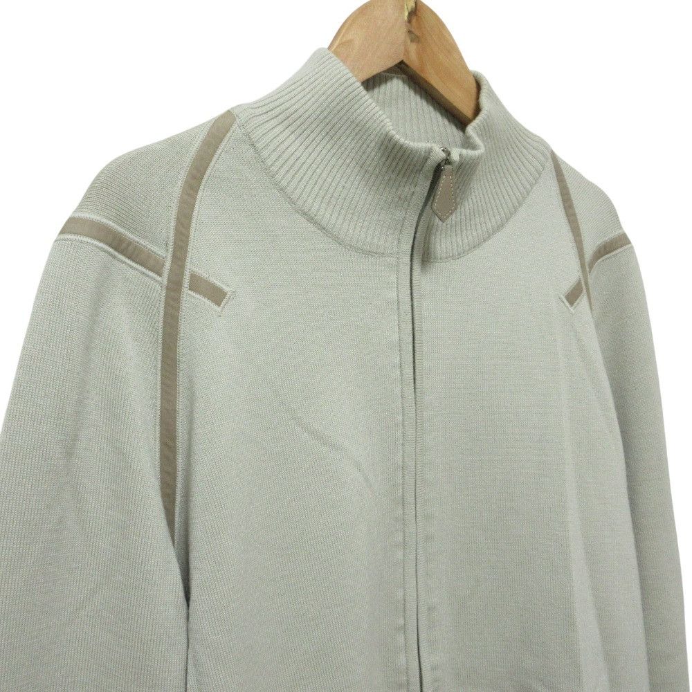 Hermes Hermes Hermes Elbow Patch Knit Jacket Textile Outerwear DUTY FREE for USA Size ONE SIZE - 4 Thumbnail