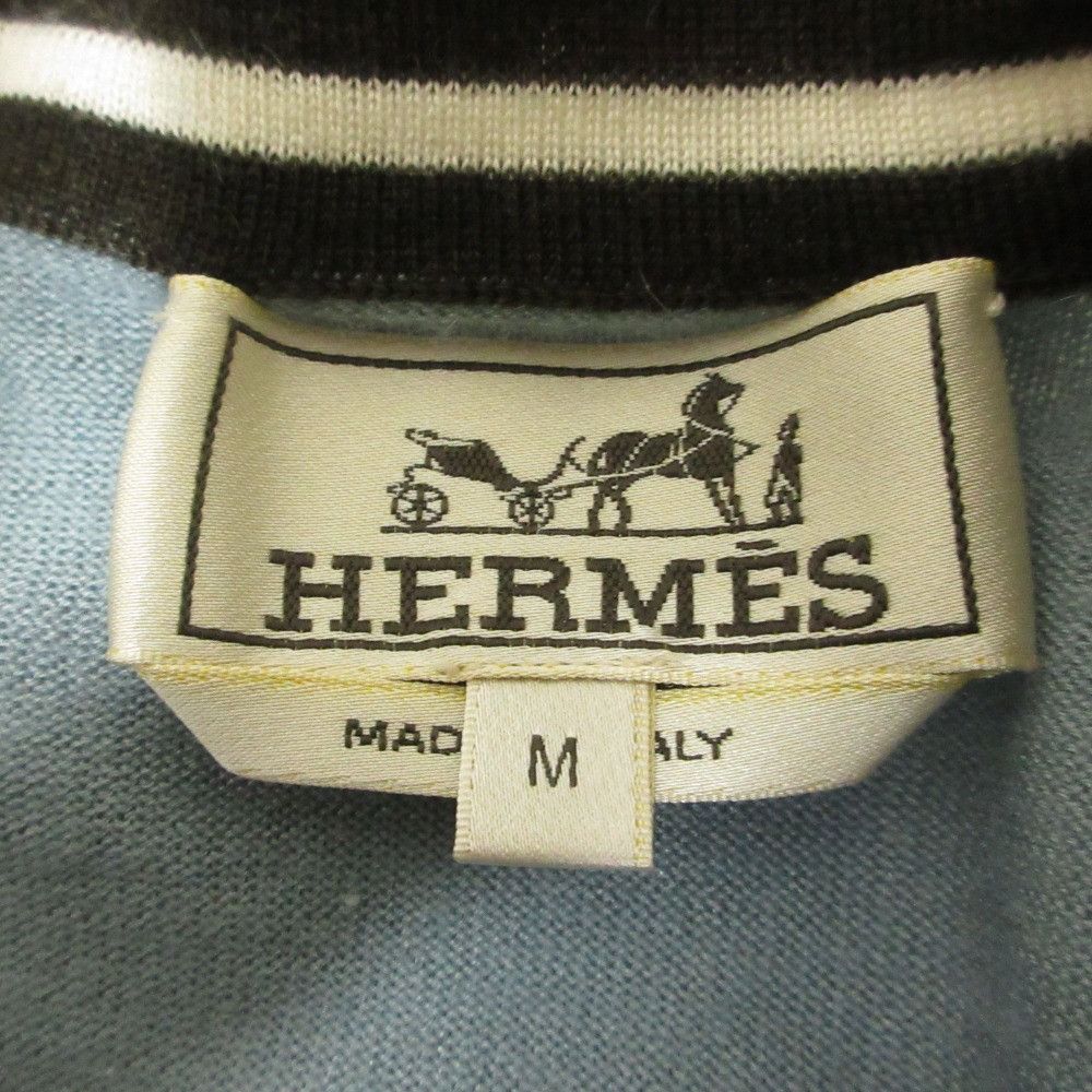 Hermes Hermes Hermes Cashmere Silk Sweater Textile Tops DUTY FREE for USA Size ONE SIZE - 3 Thumbnail