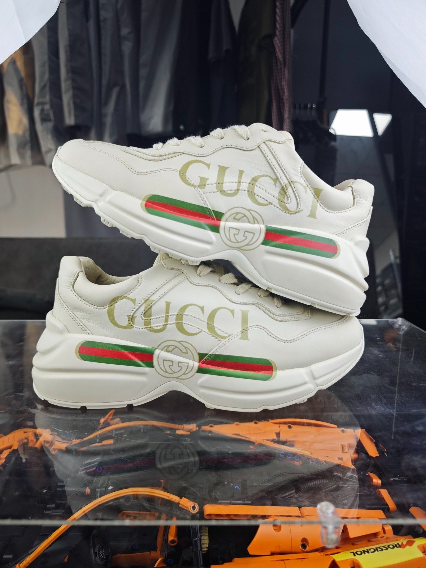 Gucci Gucci Printed Lowtop Sneakers 8 Men Size US 8 / EU 41 - 5 Thumbnail