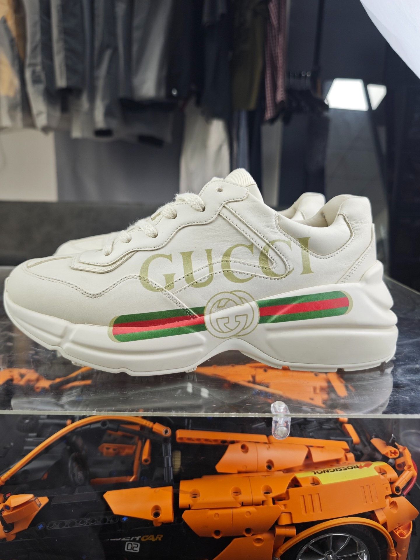 Gucci Gucci Printed Lowtop Sneakers 8 Men Size US 8 / EU 41 - 7 Thumbnail