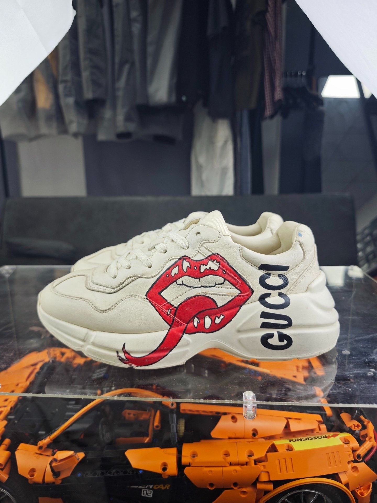 Gucci Gucci Printed Lowtop Sneakers 8 Men Size US 8 / EU 41 - 7 Thumbnail