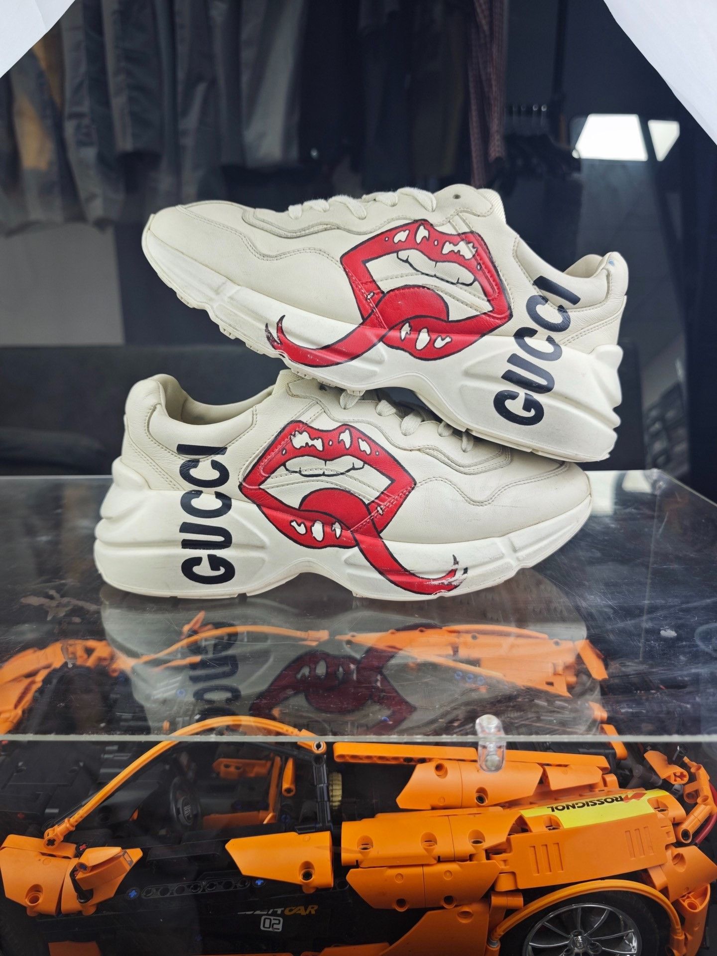 Gucci Gucci Printed Lowtop Sneakers 8 Men Size US 8 / EU 41 - 5 Thumbnail