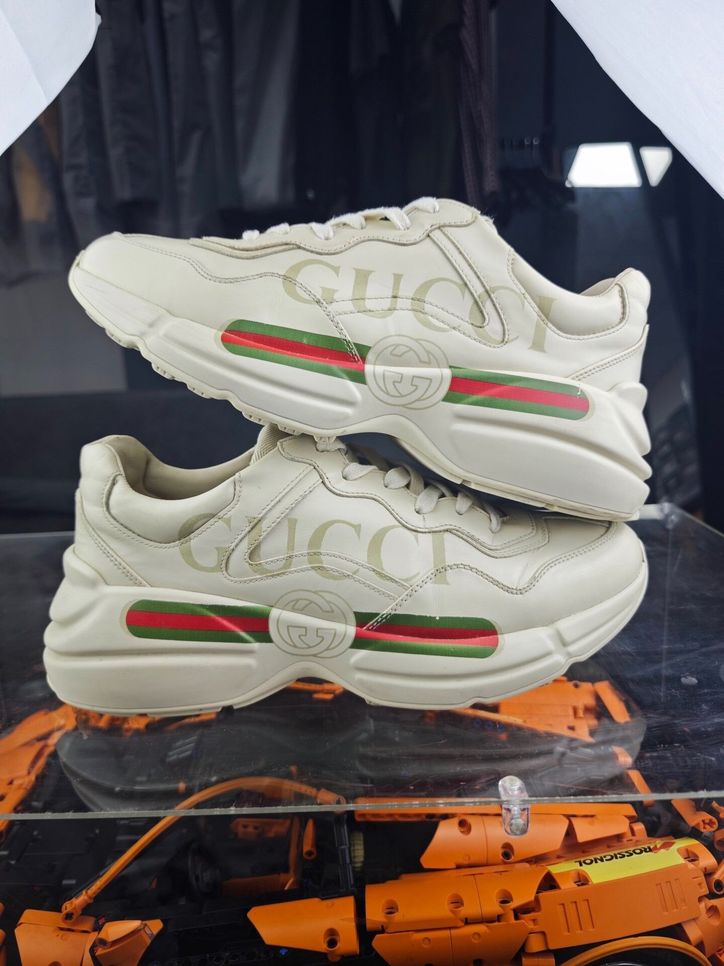 Gucci Gucci Printed Lowtop Sneakers 9 Men Size US 9 / EU 42 - 5 Thumbnail