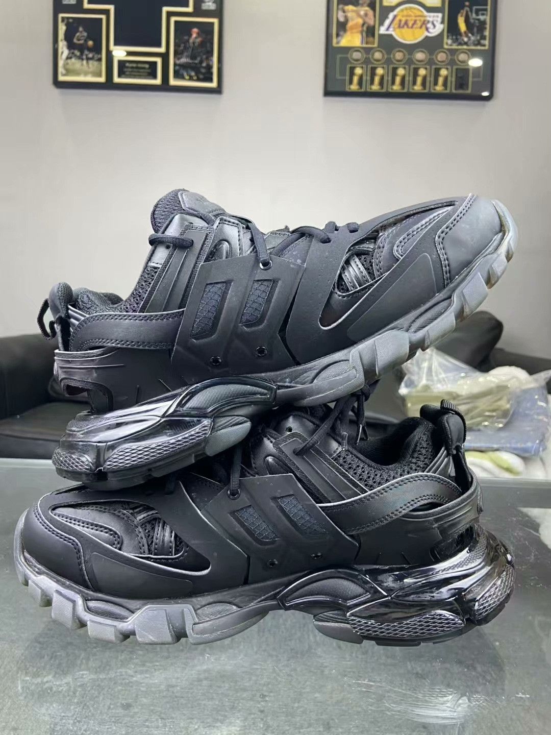 Balenciaga Balenciaga Black Lowtop Sneakers 7.5 Men Size US 7.5 / EU 40-41 - 6 Thumbnail