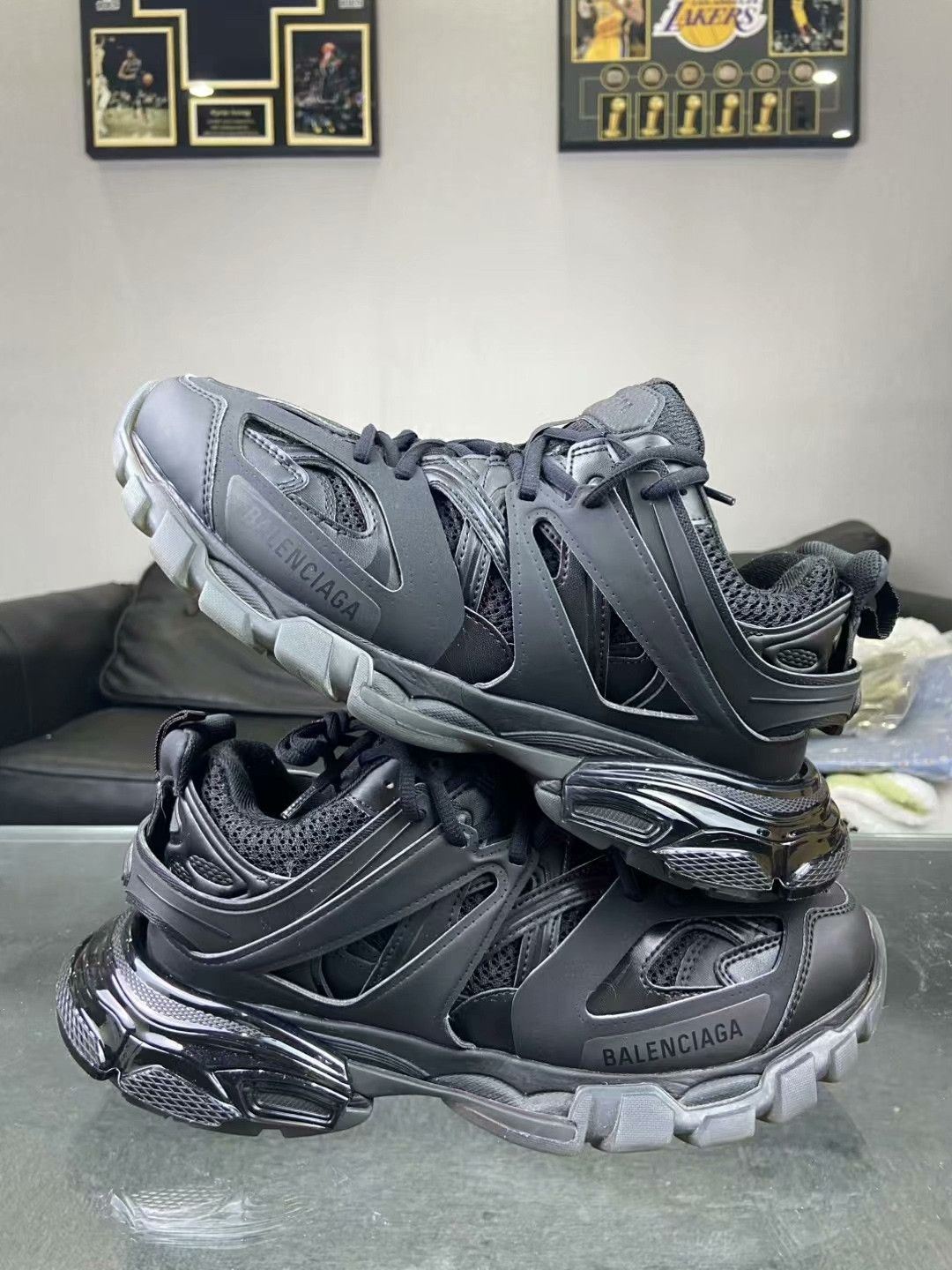 Balenciaga Balenciaga Black Lowtop Sneakers 7.5 Men Size US 7.5 / EU 40-41 - 7 Thumbnail