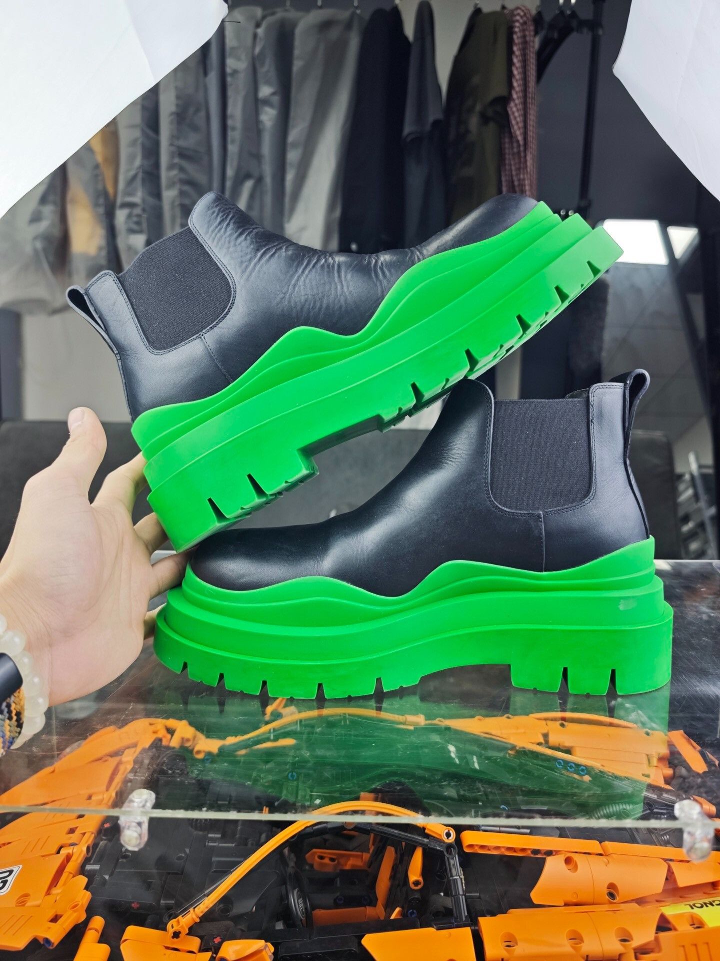 Bottega Veneta Bottega Veneta Green Boots 6 Men Size US 6 / EU 39 - 6 Thumbnail