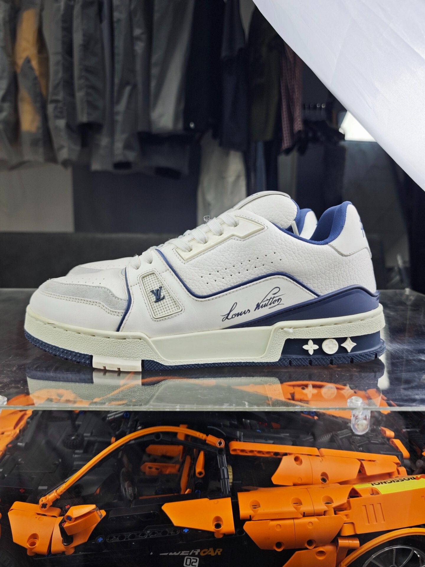 Louis Vuitton Louis Vuitton Training Blue Lowtop Sneakers 7.5 Men Size US 7.5 / EU 40-41 - 7 Thumbnail