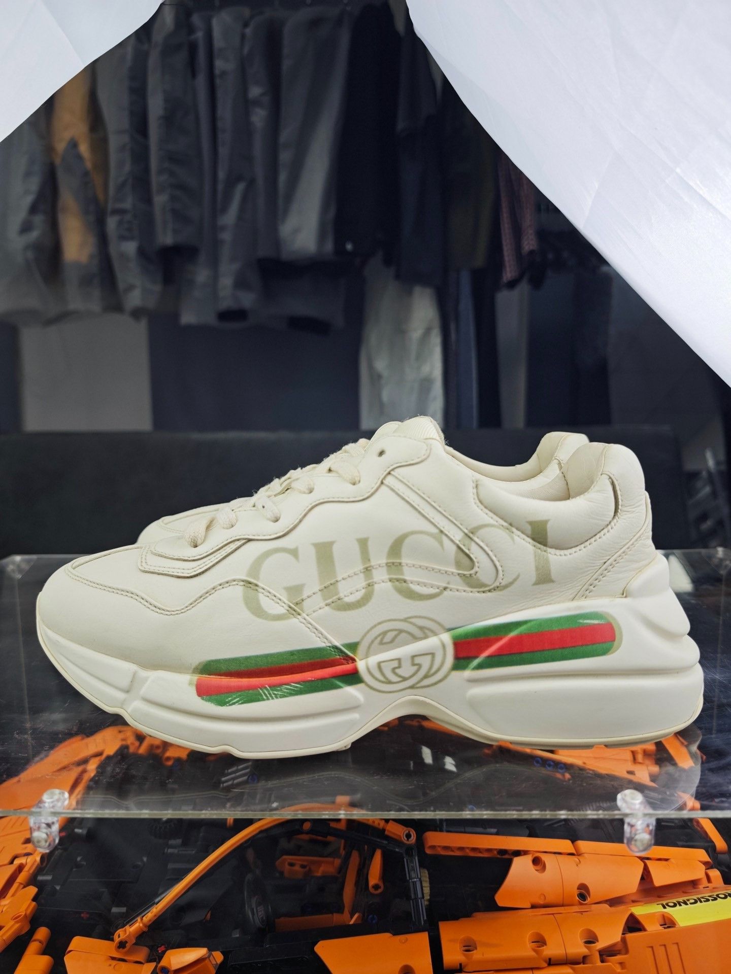 Gucci Gucci Retro Printed Lowtop Sneakers 9 Men Size US 9 / EU 42 - 7 Thumbnail