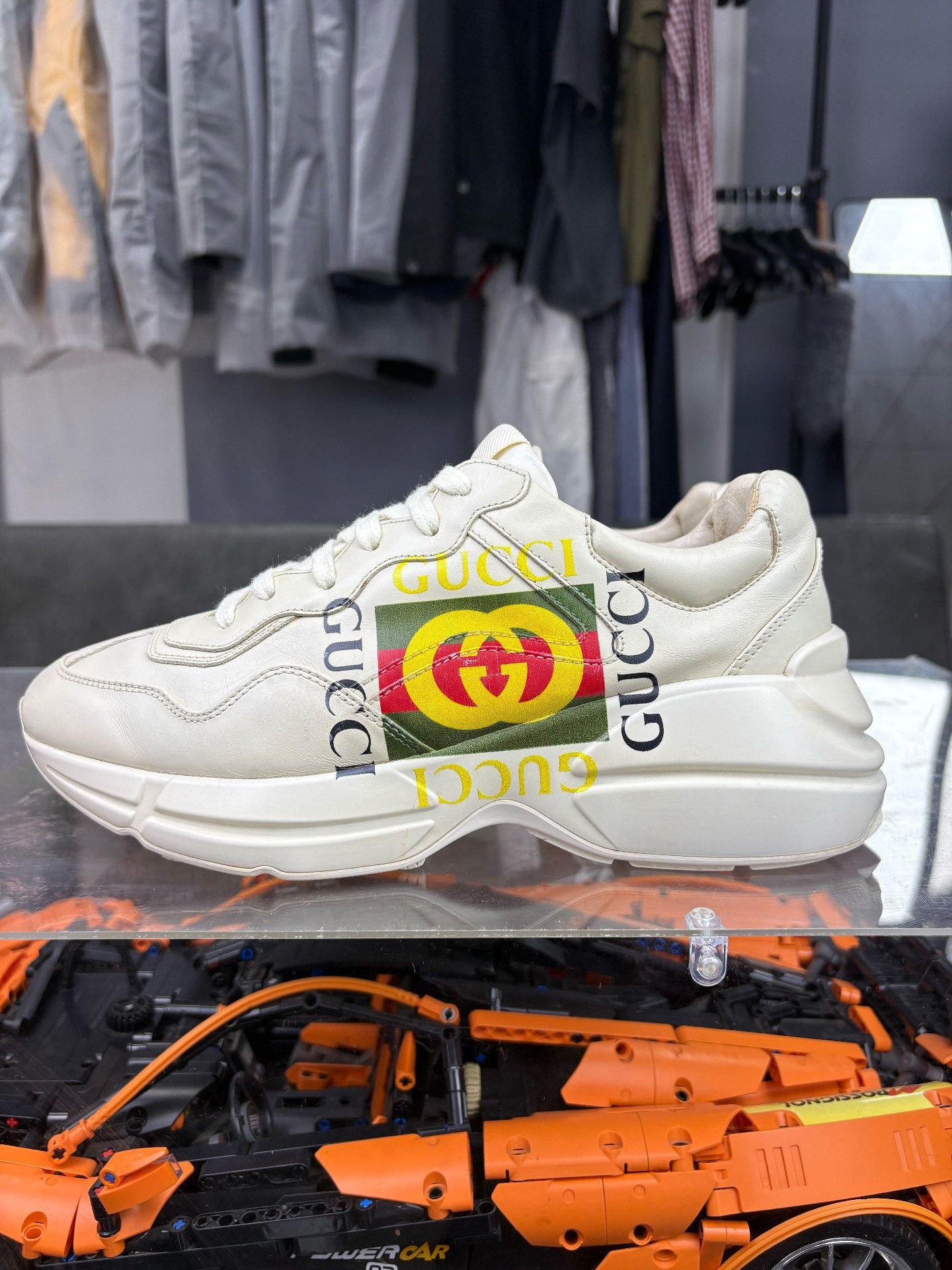 Gucci Gucci Retro Printed Lowtop Sneakers 7.5 Men Size US 7.5 / EU 40-41 - 7 Thumbnail