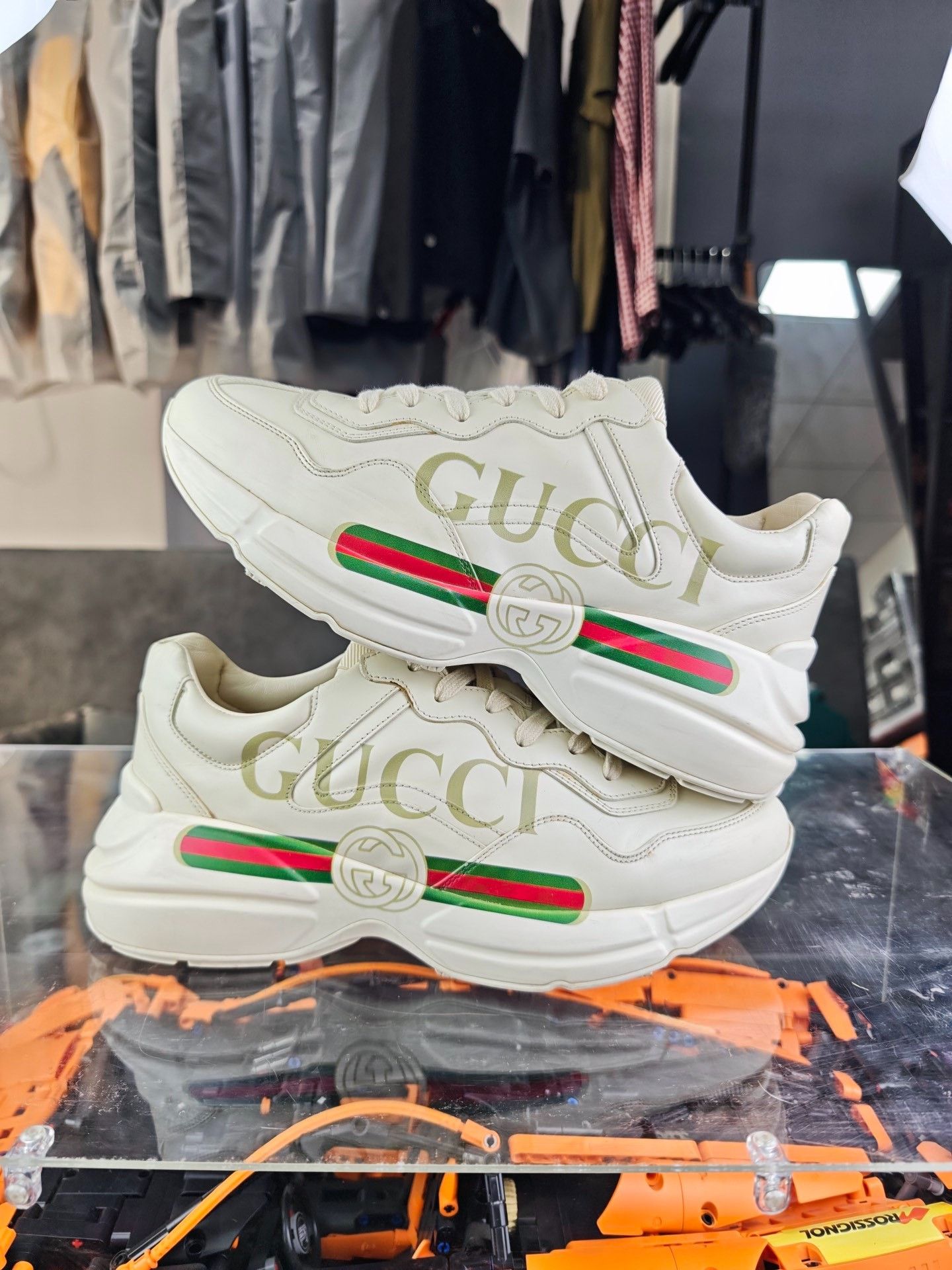 Gucci Gucci Printed Lowtop Sneakers 8 Men Size US 8 / EU 41 - 5 Thumbnail