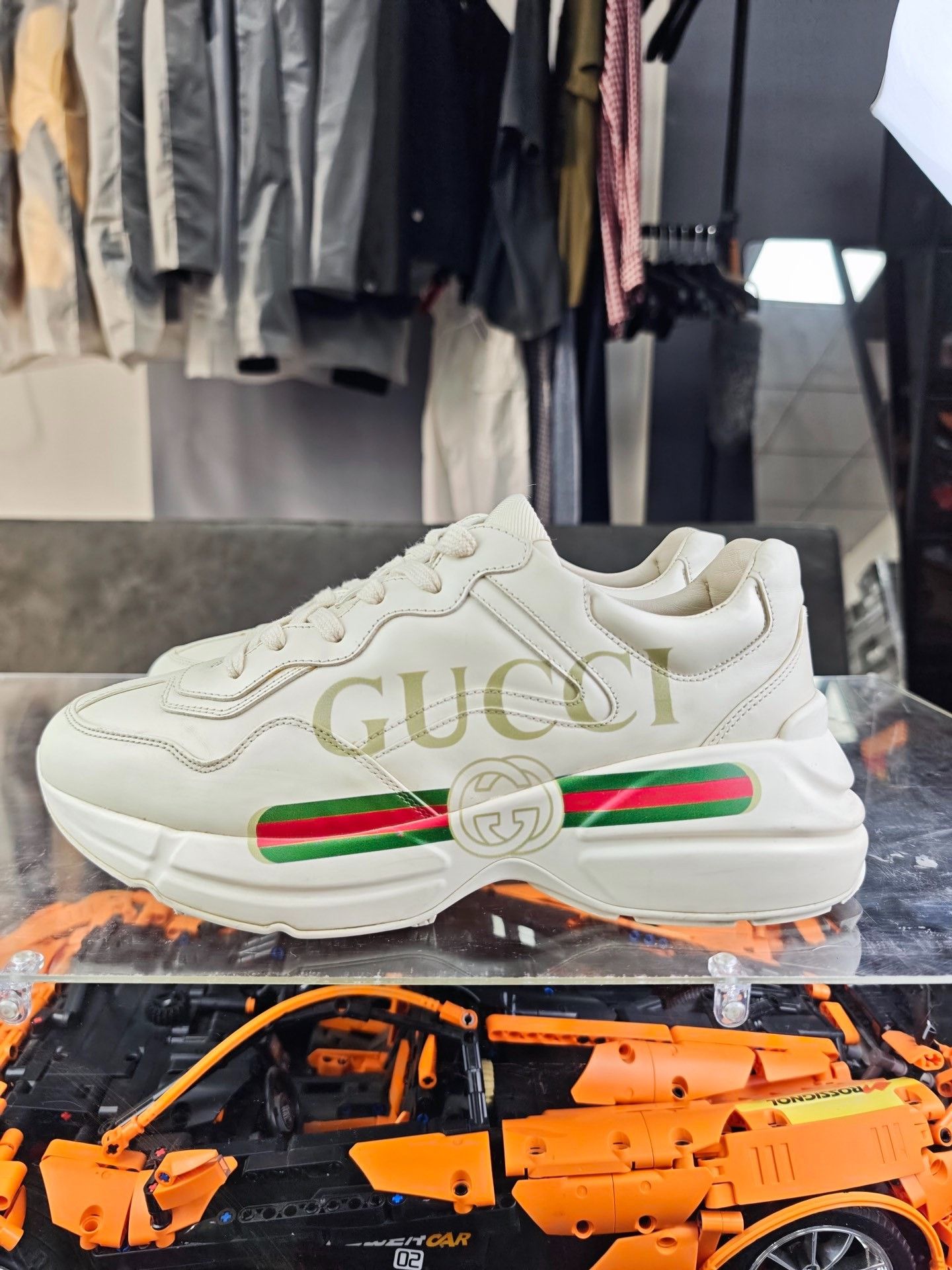 Gucci Gucci Printed Lowtop Sneakers 8 Men Size US 8 / EU 41 - 7 Thumbnail