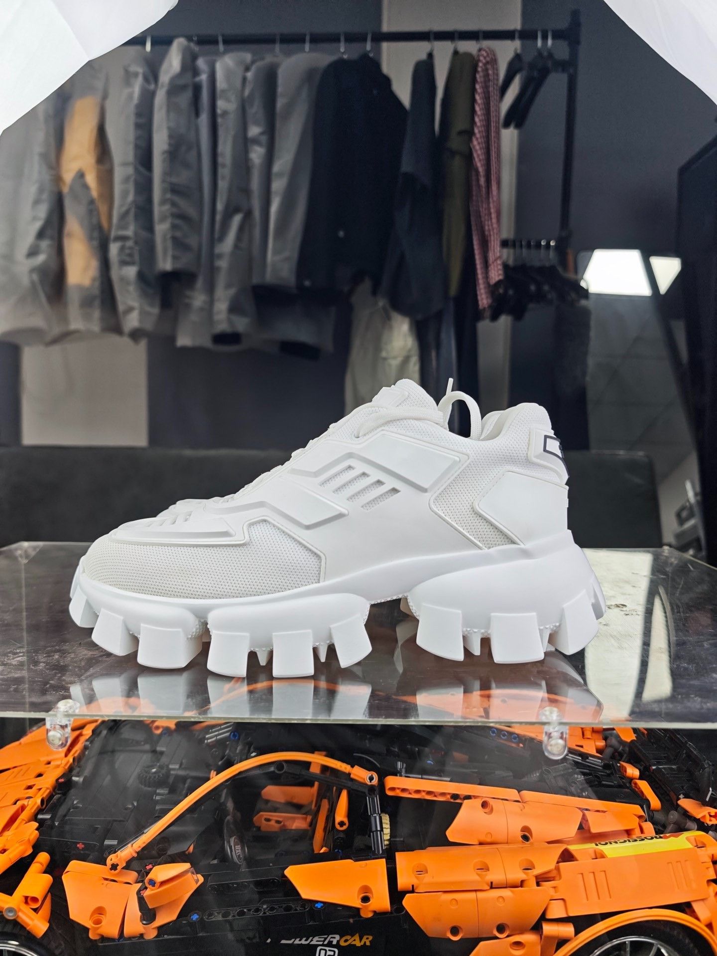Prada Prada Limited White Lowtop Sneakers us_7-5 Women Size US 7.5 / IT 37.5 - 7 Thumbnail