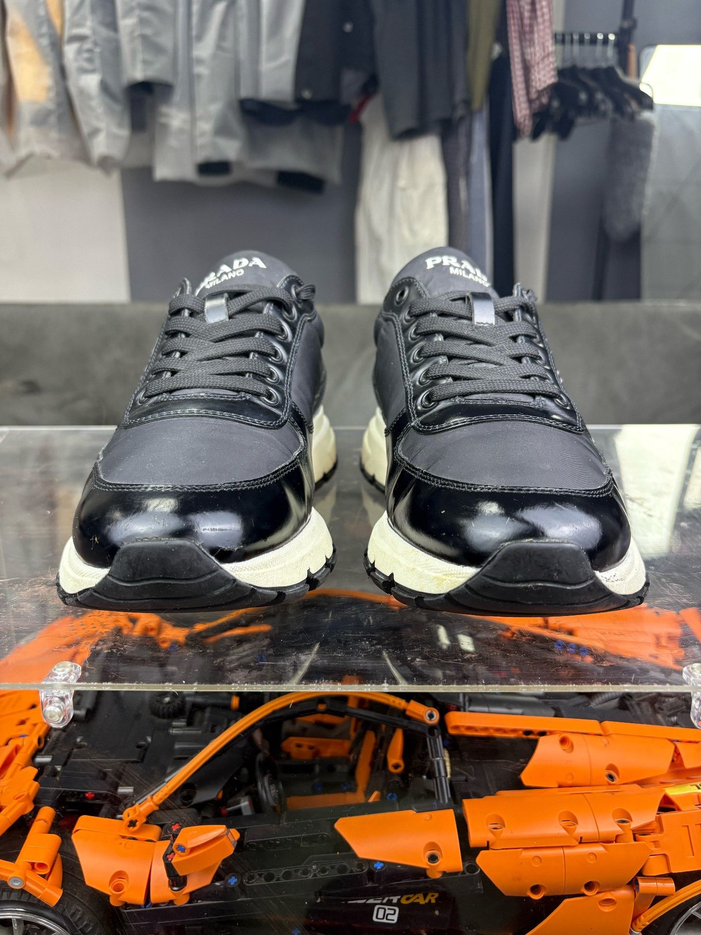 Prada Prada Black Lowtop Sneakers 9 Men Size US 9 / EU 42 - 2 Thumbnail
