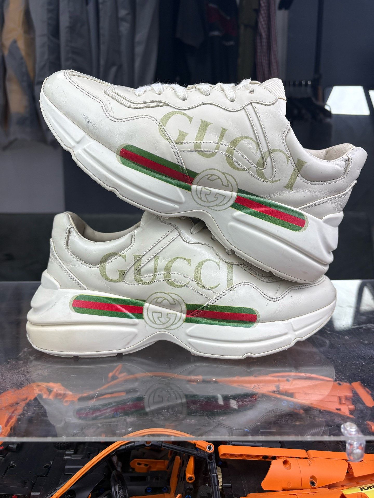 Gucci Gucci Printed Lowtop Sneakers 8 Men Size US 8 / EU 41 - 6 Thumbnail