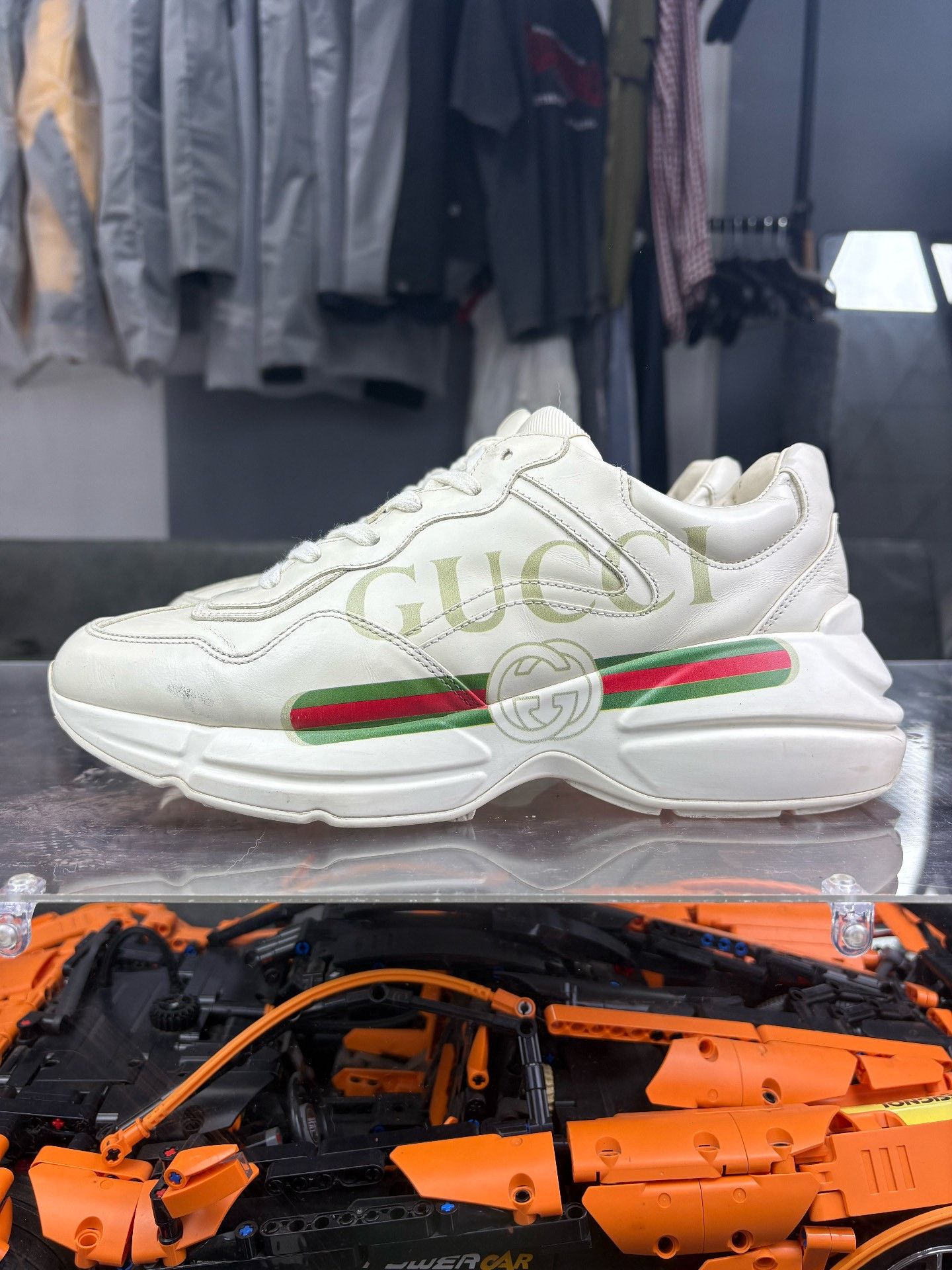 Gucci Gucci Printed Lowtop Sneakers 8 Men Size US 8 / EU 41 - 7 Thumbnail