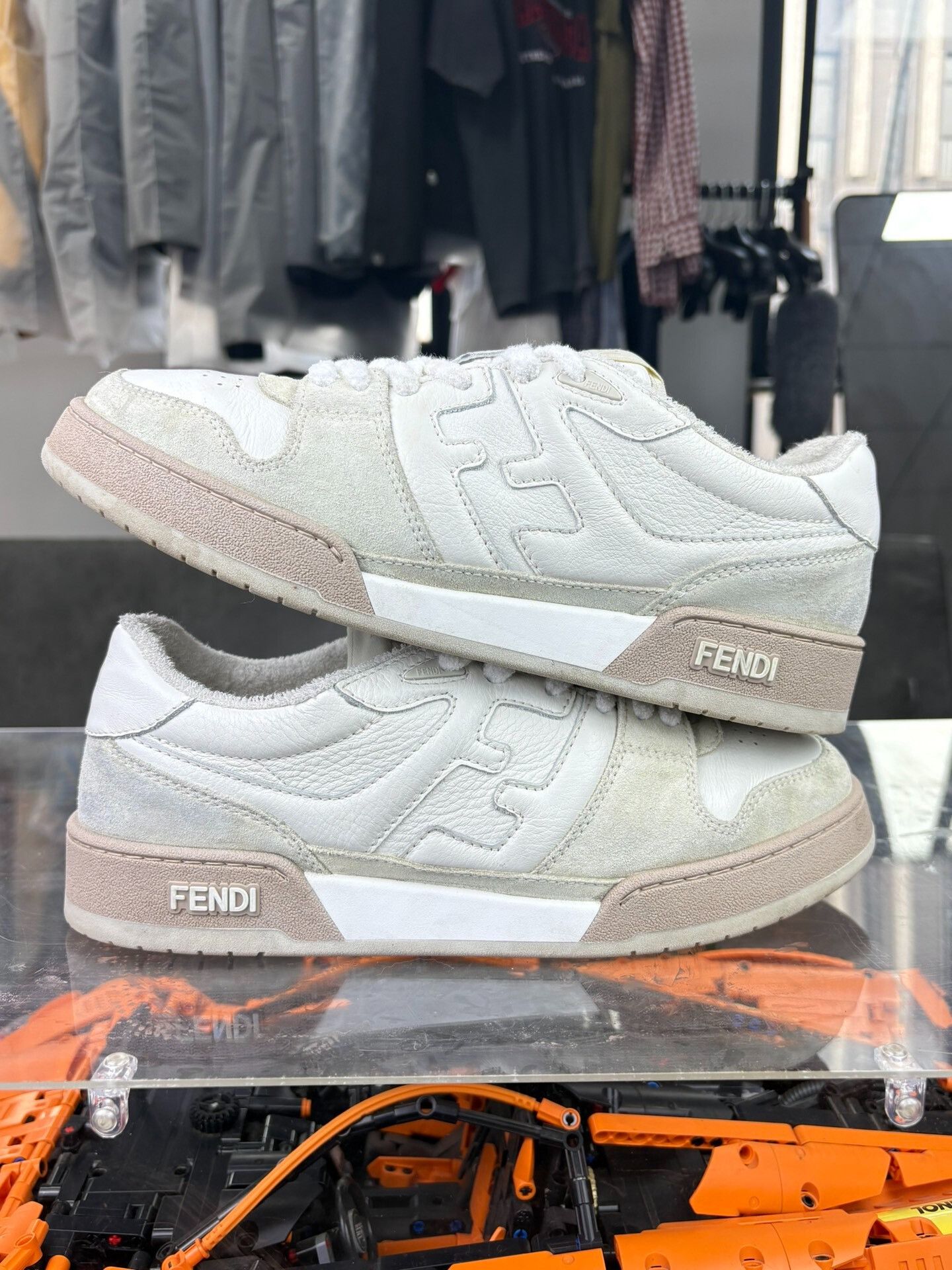 Fendi Fendi Suede Gray Lowtop Sneakers 8.5 Men Size US 8.5 / EU 41-42 - 6 Thumbnail