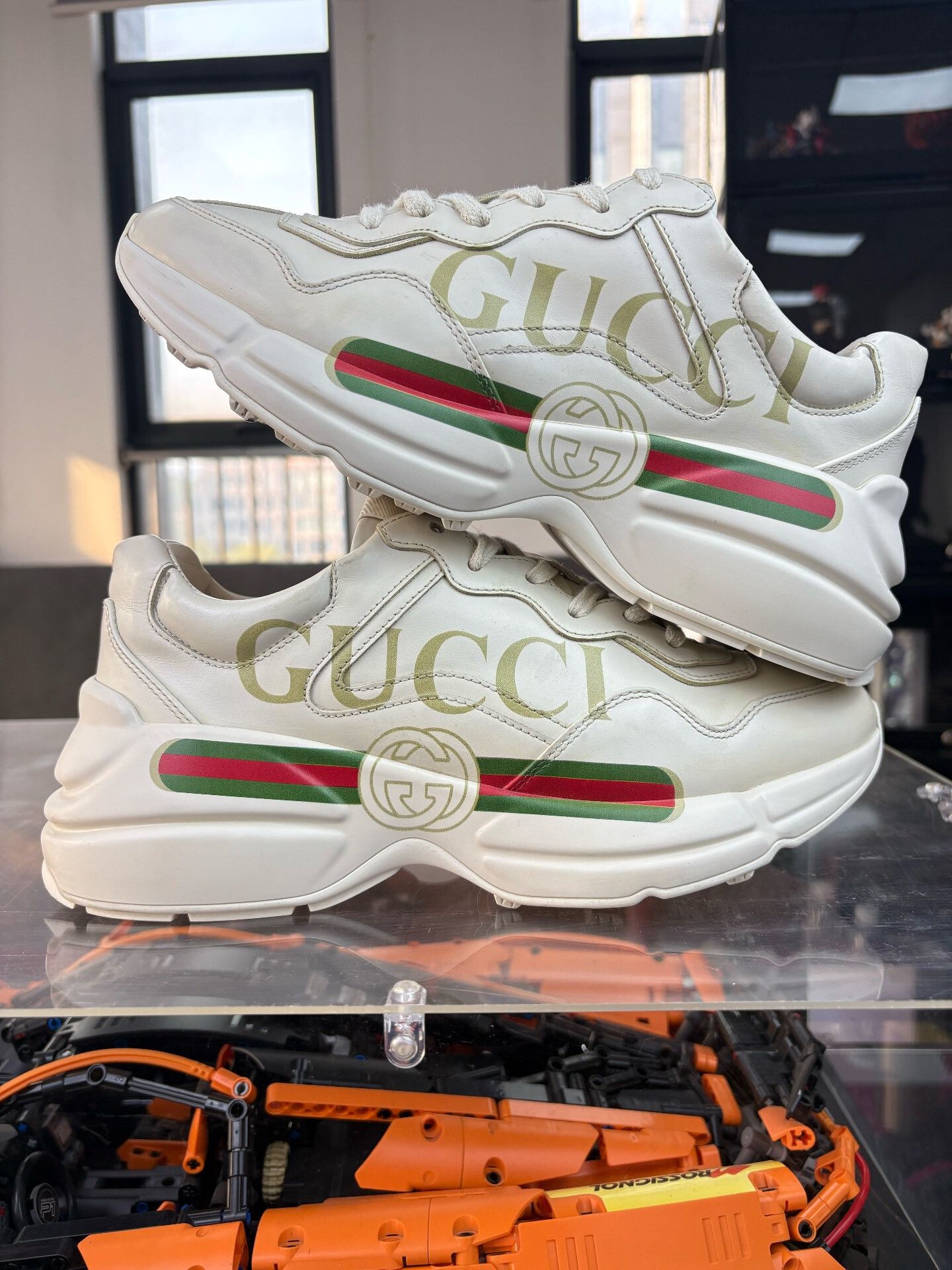 Gucci Gucci Printed Lowtop Sneakers 7 Men Size US 7 / EU 40 - 6 Thumbnail