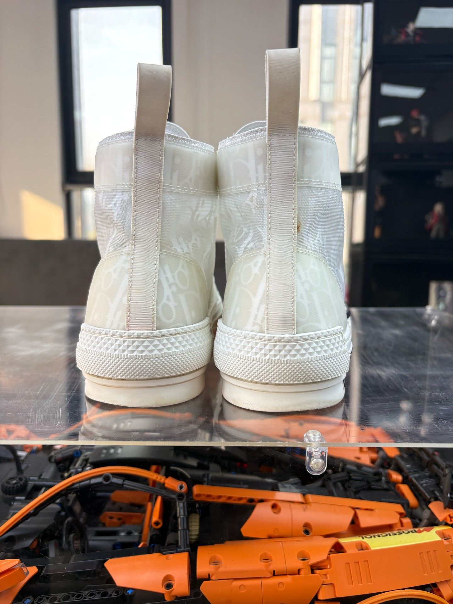 Dior Dior White Hitop Sneakers 8.5 Men Size US 8.5 / EU 41-42 - 3 Thumbnail