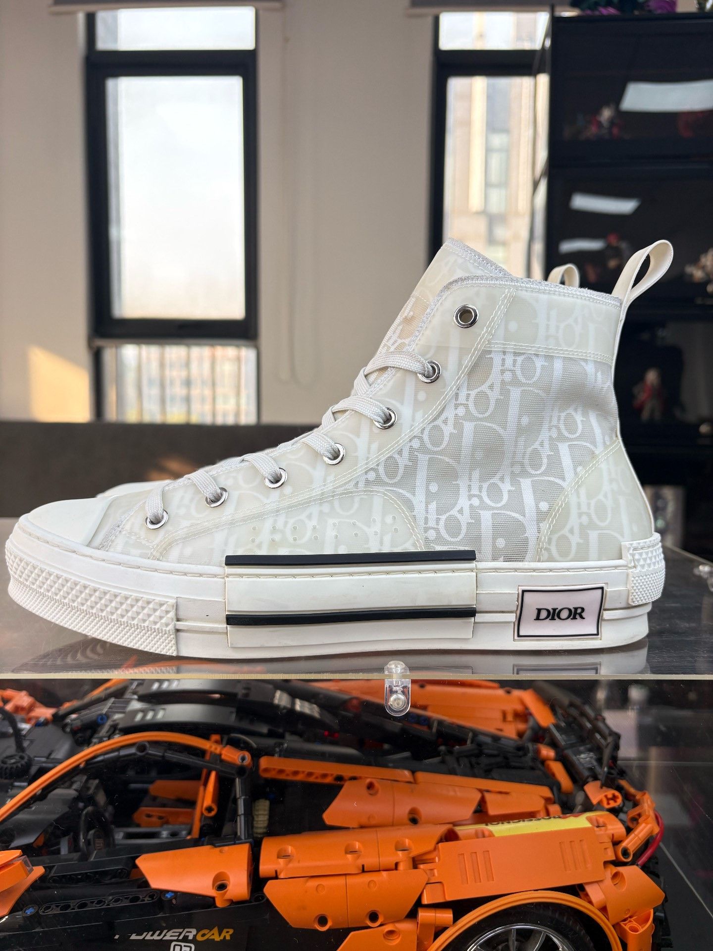Dior Dior White Hitop Sneakers 8.5 Men Size US 8.5 / EU 41-42 - 7 Thumbnail