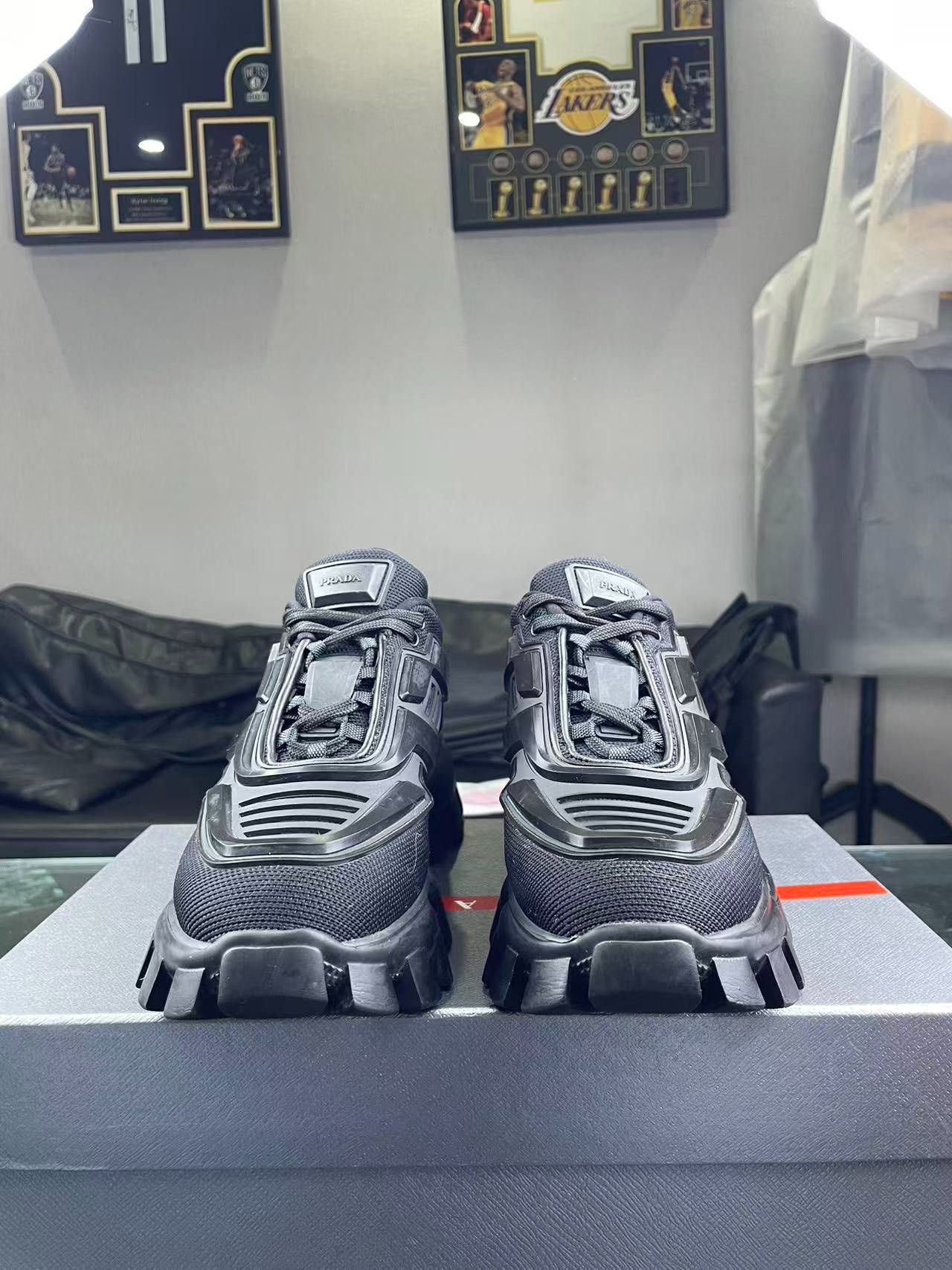 Prada Prada Techwear Black Lowtop Sneakers us_6-5 Women Size US 6.5 / IT 36.5 - 2 Thumbnail