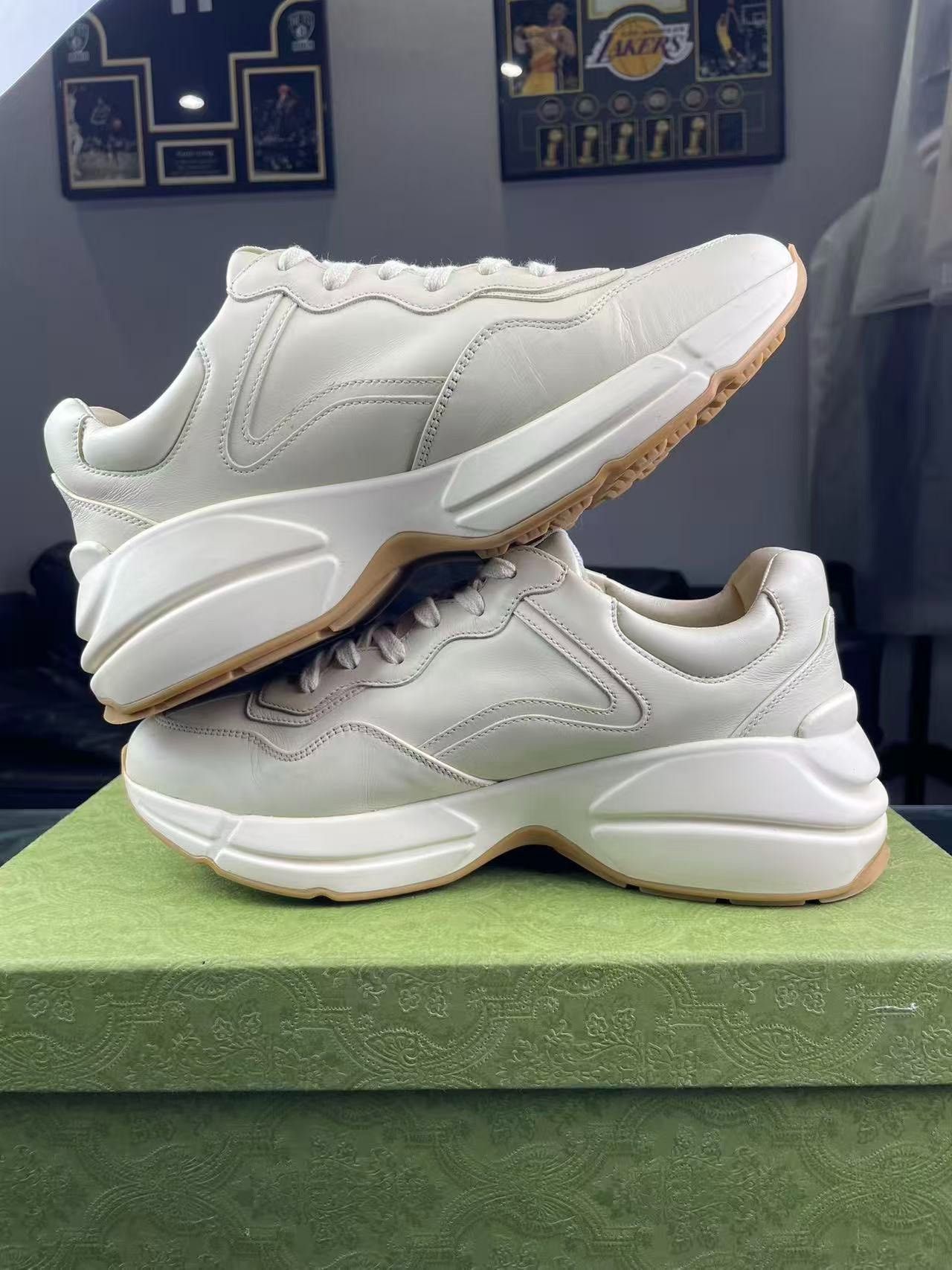 Gucci Gucci Collab Beige Lowtop Sneakers 7.5 Men Size US 7.5 / EU 40-41 - 6 Thumbnail