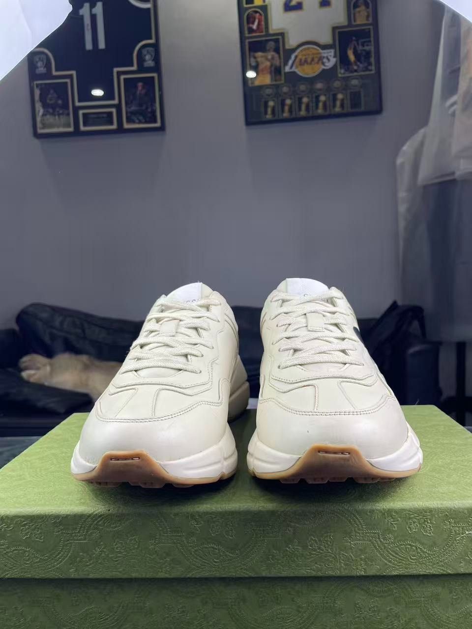 Gucci Gucci Collab Beige Lowtop Sneakers 7.5 Men Size US 7.5 / EU 40-41 - 2 Thumbnail