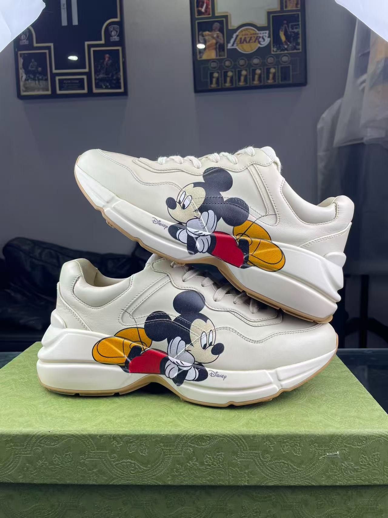 Gucci Gucci Collab Beige Lowtop Sneakers 7.5 Men Size US 7.5 / EU 40-41 - 5 Thumbnail
