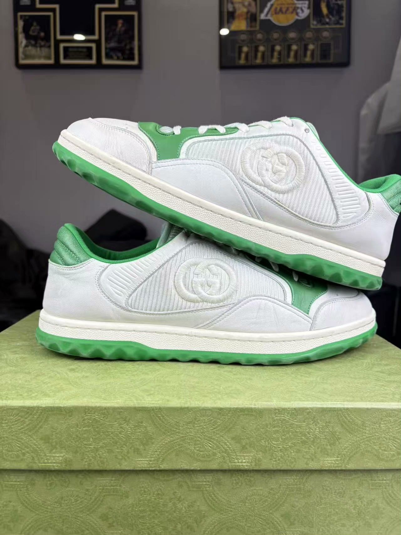 Gucci Gucci Green Lowtop Sneakers 9.5 Men Size US 9.5 / EU 42-43 - 6 Thumbnail