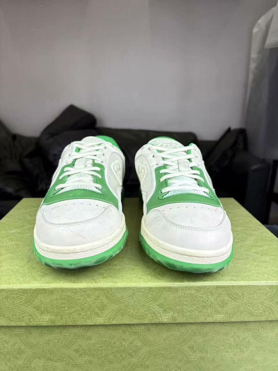Gucci Gucci Green Lowtop Sneakers 9.5 Men Size US 9.5 / EU 42-43 - 2 Thumbnail