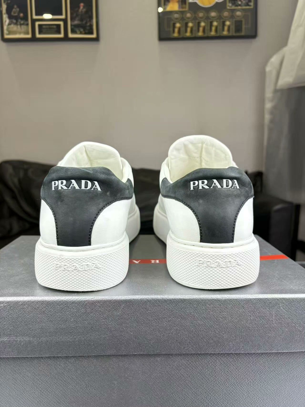Prada Prada Printed Black Lowtop Sneakers 10 Men Size US 10 / EU 43 - 3 Thumbnail