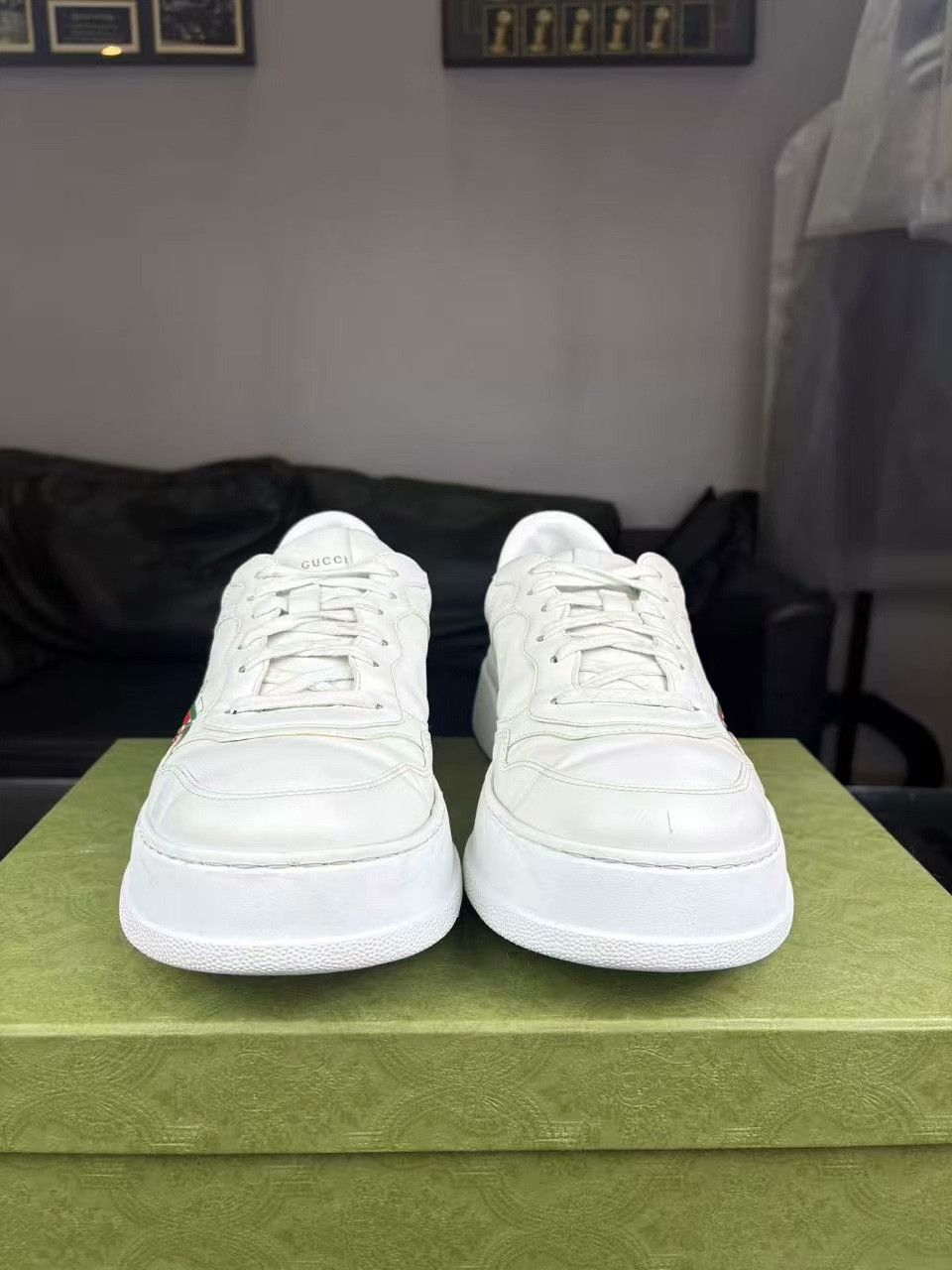 Gucci Gucci Printed Lowtop Sneakers 10 Men Size US 10 / EU 43 - 2 Thumbnail