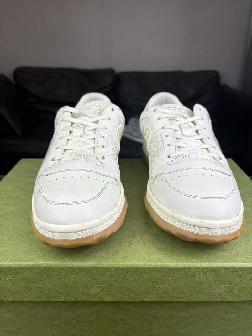 Gucci Gucci White Lowtop Sneakers 9.5 Men Size US 9.5 / EU 42-43 - 2 Thumbnail