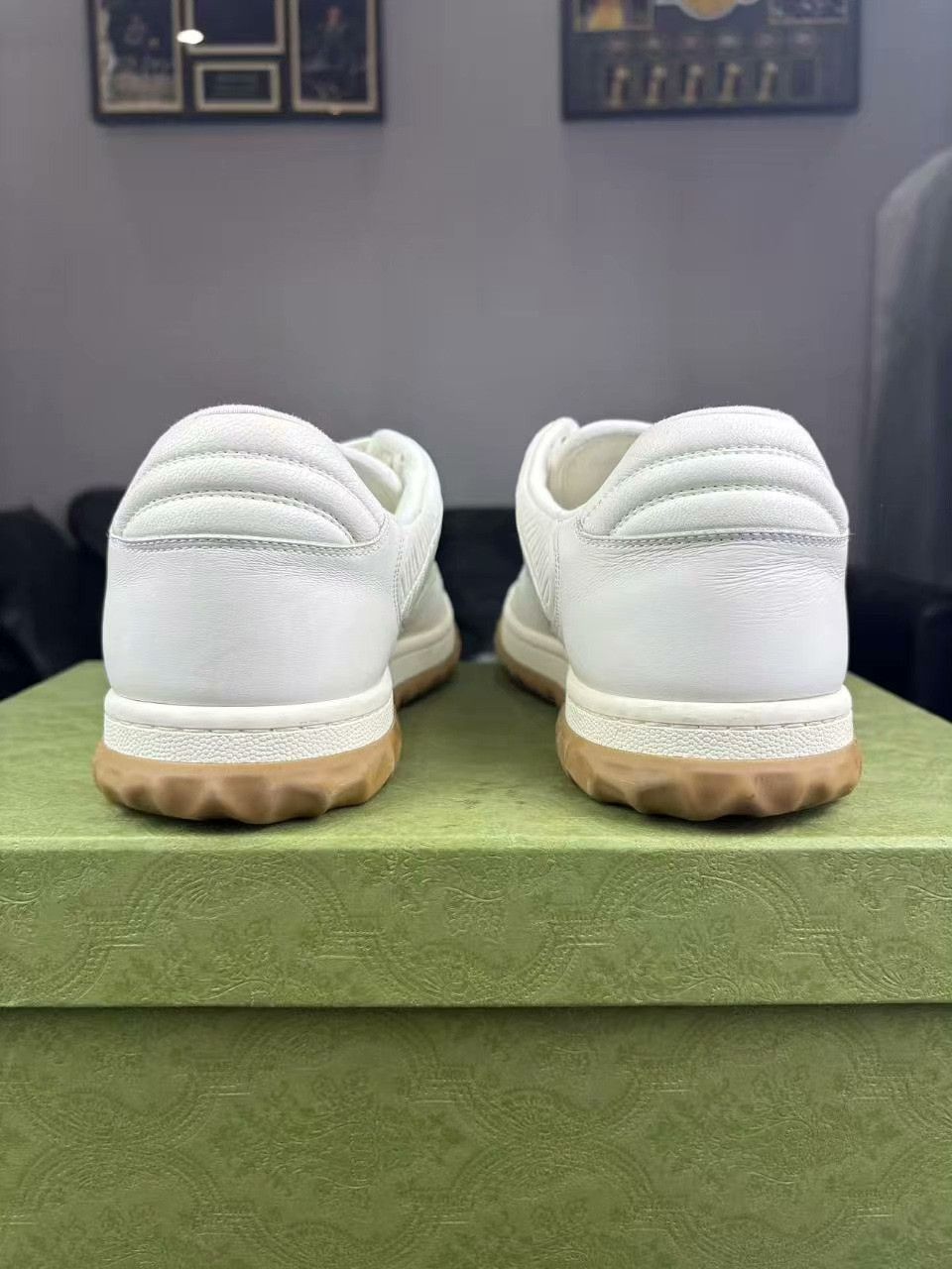 Gucci Gucci White Lowtop Sneakers 9.5 Men Size US 9.5 / EU 42-43 - 3 Thumbnail